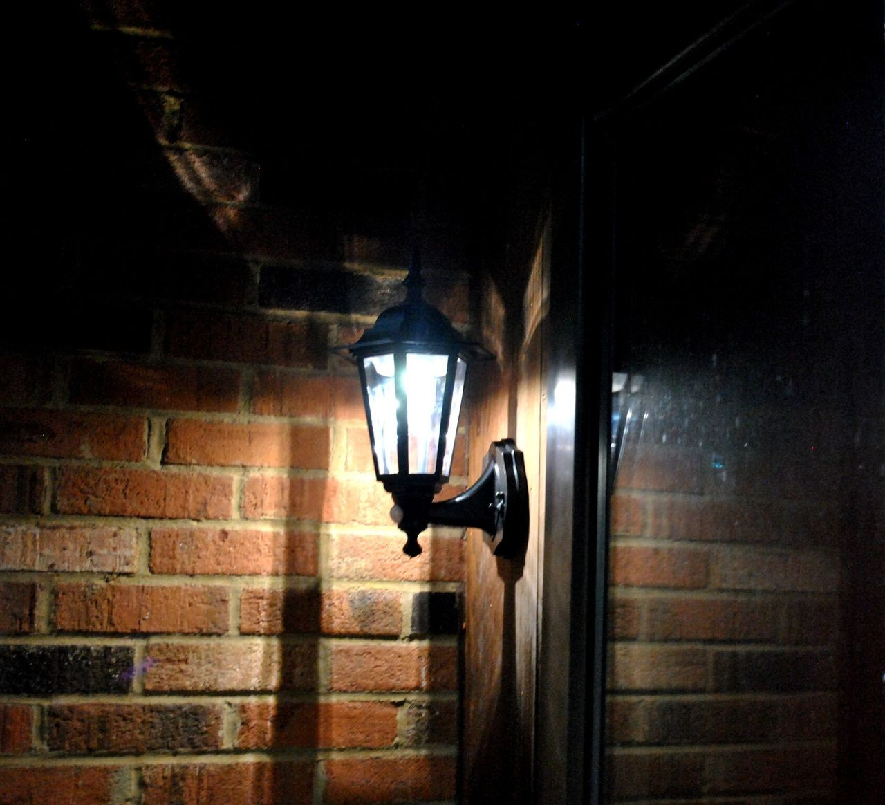 Outdoor LED Battery Powered Motion Activated Wall Sconce - #T4505