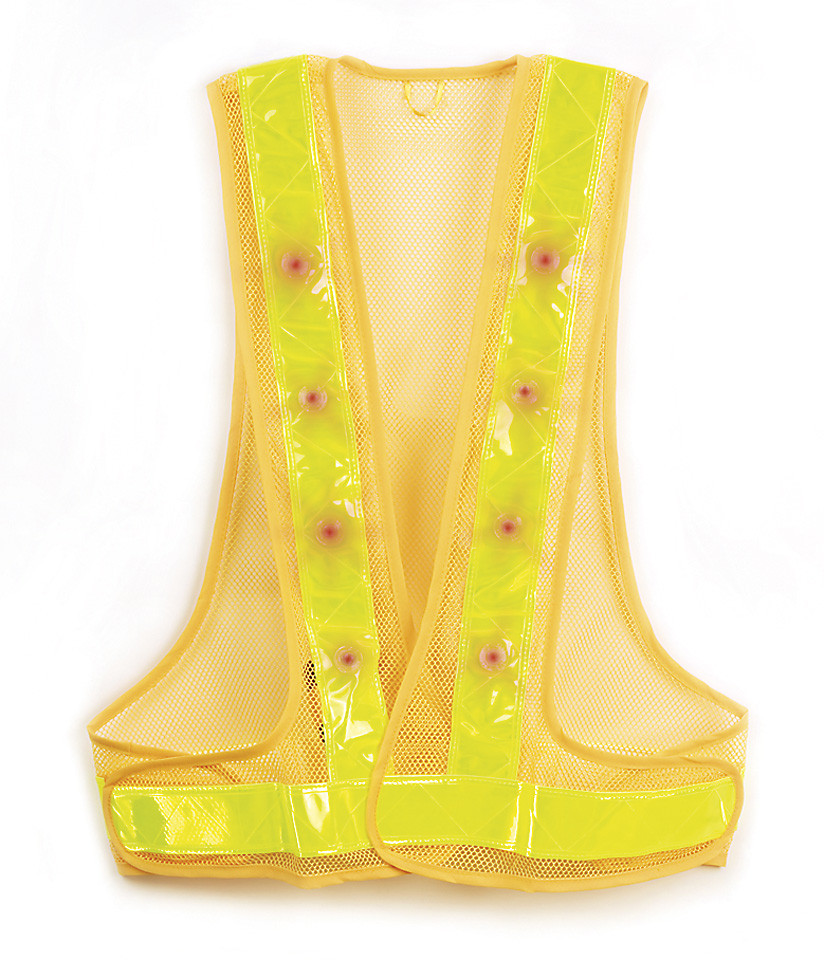 MAXSA Innovations Reflective Safety Vest with 16 LED Lights