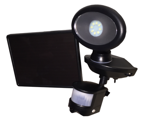 Solar-Powered Security Video Camera and Spotlight