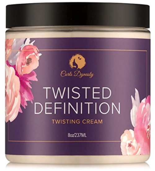 Curls Dynasty Twisted Definition Moisturizing Shine Enhancing Hair Styling Cream, 8 oz