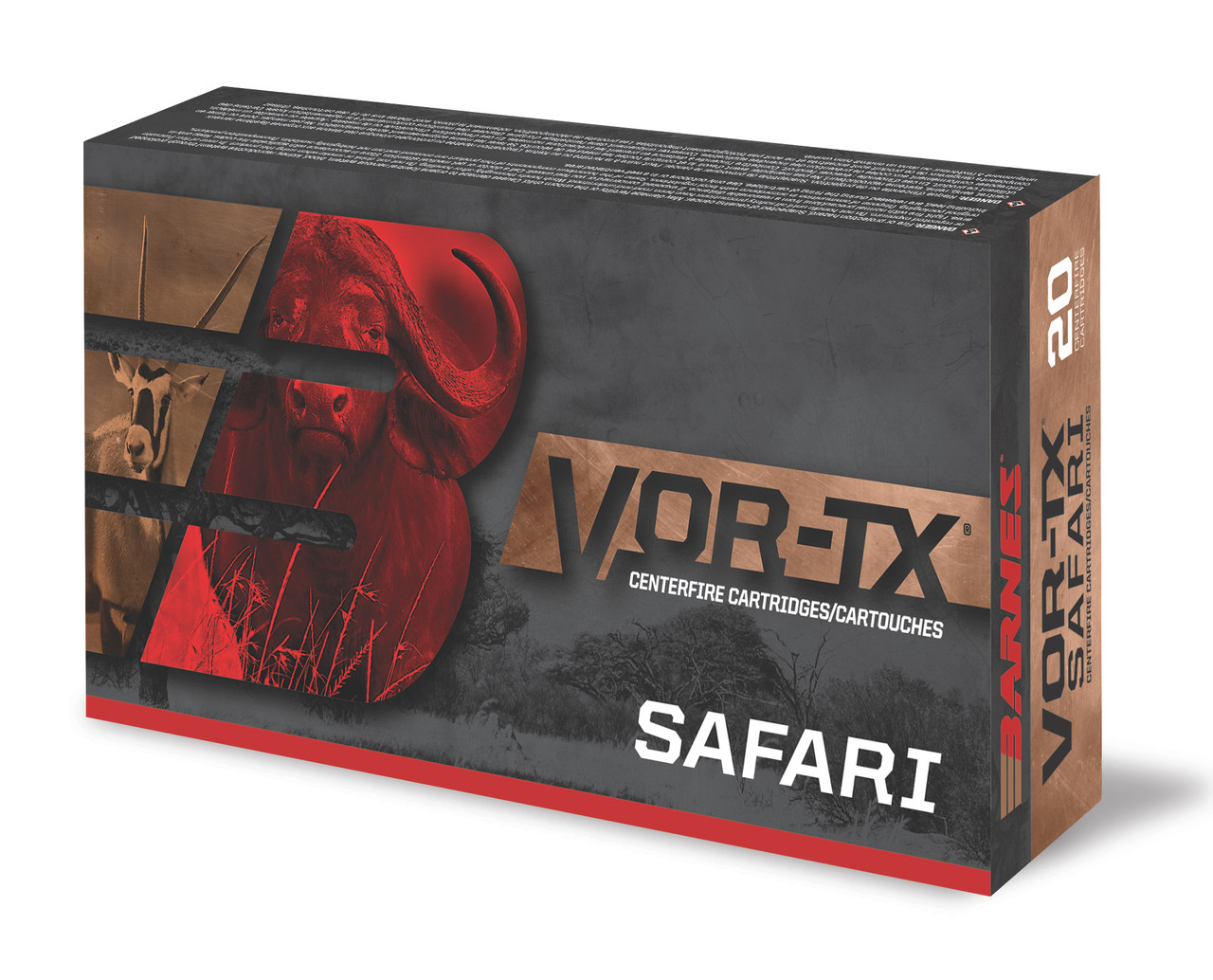 VOR-TX Safari TSX 470 Nitro Express 500 GR FB - Barnes Bullets