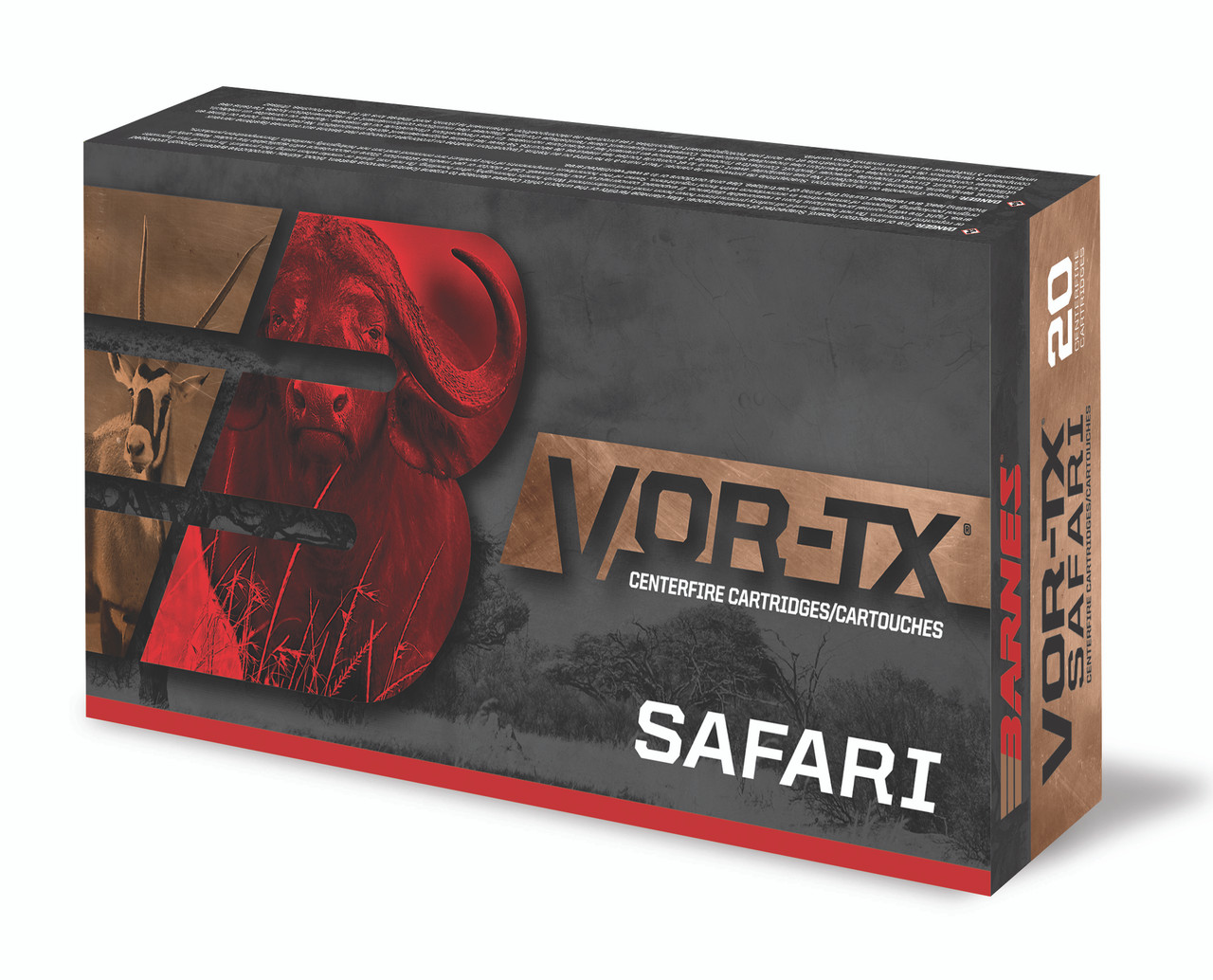 VOR-TX Safari BANDED SOLID 500 Nitro Express 570 GR FN - Barnes