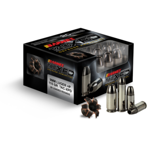 Barnes TAC-XPD Defense TAC-XP 9mm Luger+P 115 GR