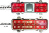 1967-68 Firebird Digi-Tails LED Tail Light Panels- rs standard comparison