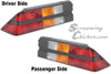 1982-90 Camaro Tail Light Assembly With Black Stripe- both sides