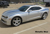 2010-15 Camaro Dual Side Spears in Metallic Blue