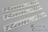 1993-2002 Trans Am Ram Air Hood Lettering-  uninstalled