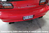 1993-2002 Camaro/Firebird Mini License Plate Mount Reverse Camera- standing rear view