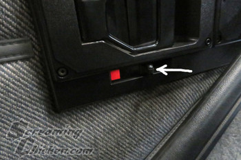 1982-92 Camaro/Firebird Door Lock Sliders - installed