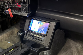 1982-92 Camaro Reverse Double DIN Install Kit (Bezel & Brackets)- installed and on