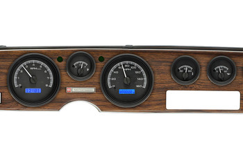 1970-81 Firebird Dakota Digital VHX Gauges - black with blue illumination