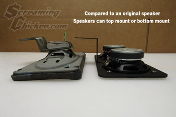 1967-69 Camaro/Firebird Kenwood Dash Speakers w/ Install Bracket