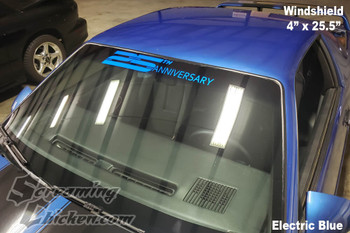 1992 Camaro 25th Anniversary Windshield/Back Glass Graphic  