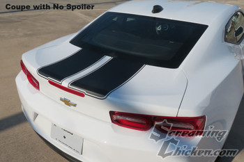 2019-23 Camaro Pinstripe Rally Stripes- coupe w/o spoiler