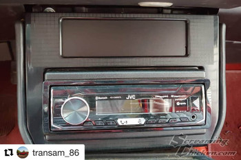 1982-92 Camaro/Firebird AC & Heat Control Panel Delete- installed 1