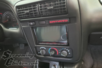 1997-2002 Camaro Double DIN Stereo Install Kit - installed