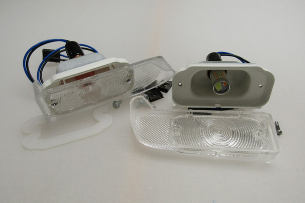 1967 Firebird Complete Parking Lights With LED bulbs 