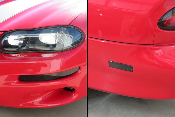 1993-2002 Camaro Smoked Front & Rear Side Marker Overlays