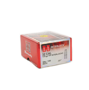 Hornady 32 Cal .321 170 gr InterLock FP