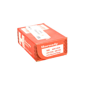 Hornady .416 Caliber 400 Grain Round Nose Bullets