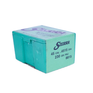 Sierra 45 Caliber (.4515) 230 Grain FMJ