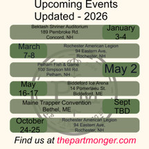 Upcoming Shows for 2026 - Update December 6, 2025