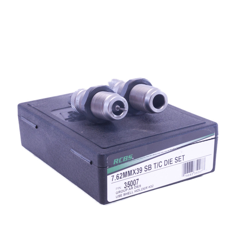 RCBS 7.62x39 Small Base (SB) Taper Crimp (T/C) Die Set