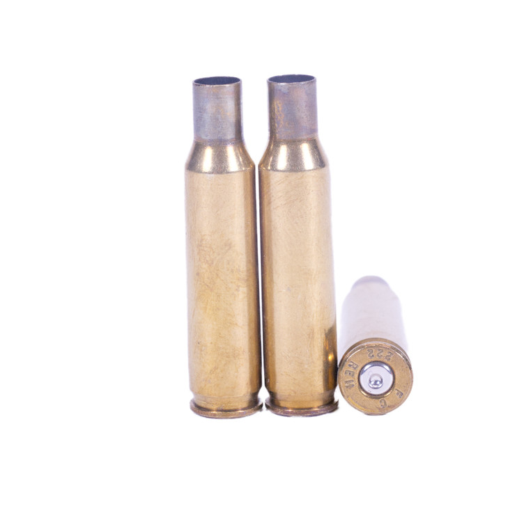 .222 Remington Previously Fired Brass