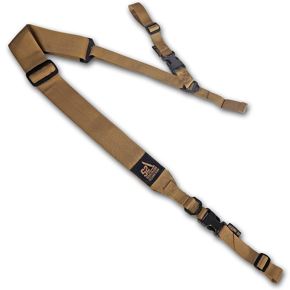S2Delta - USA Made Premium 2 Point Rifle Sling, Fast Adjustment, Modular At
