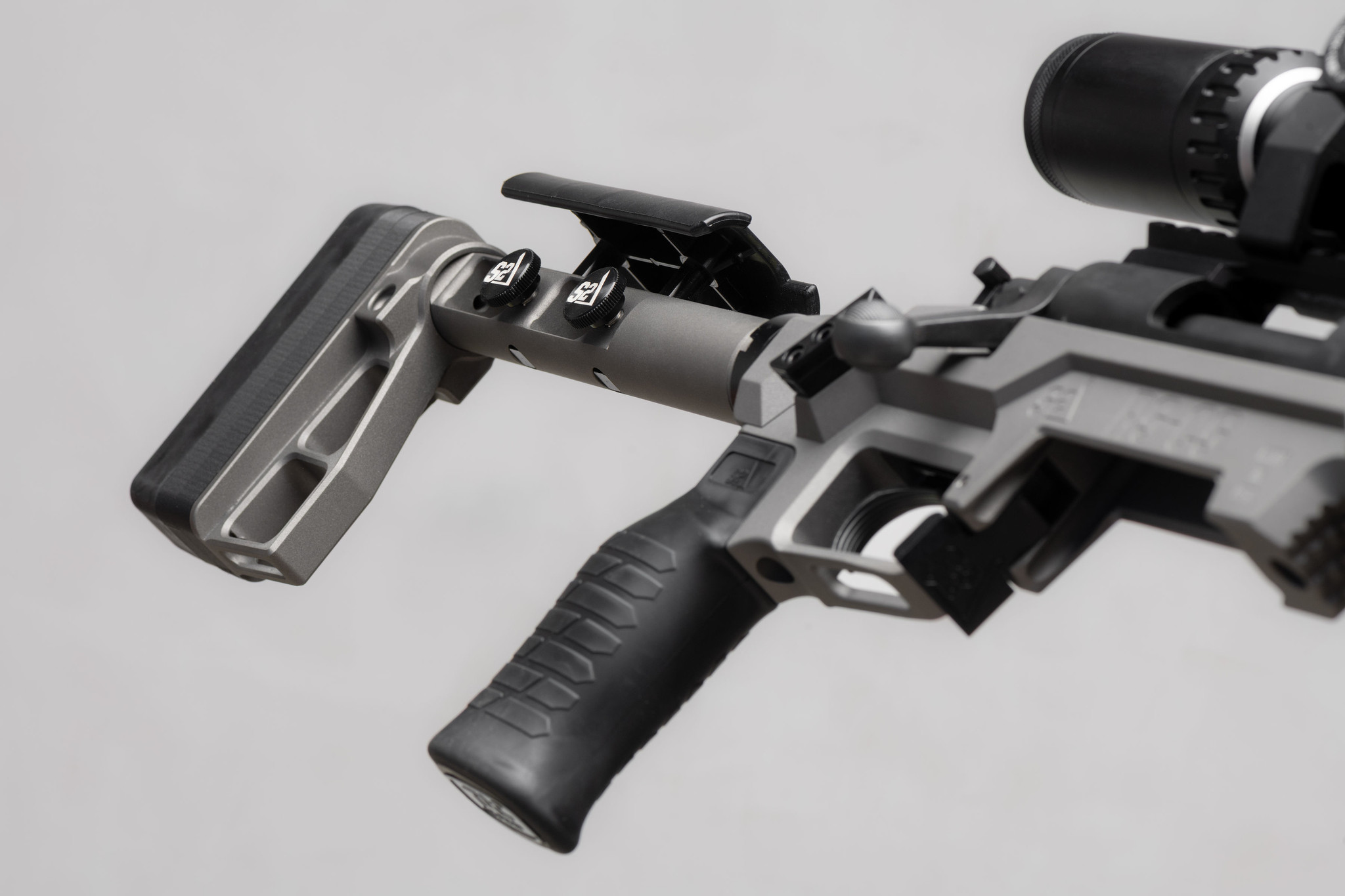 RS-C Mg-Lite Chassis, R700 Short Action, complete with stock and grip ...