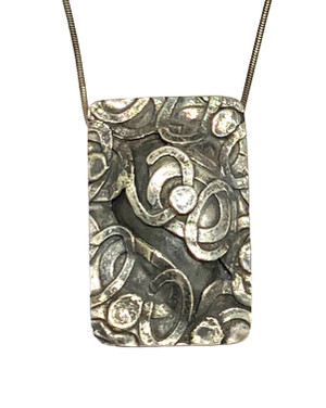 Sterling Silver Fused Pendant
