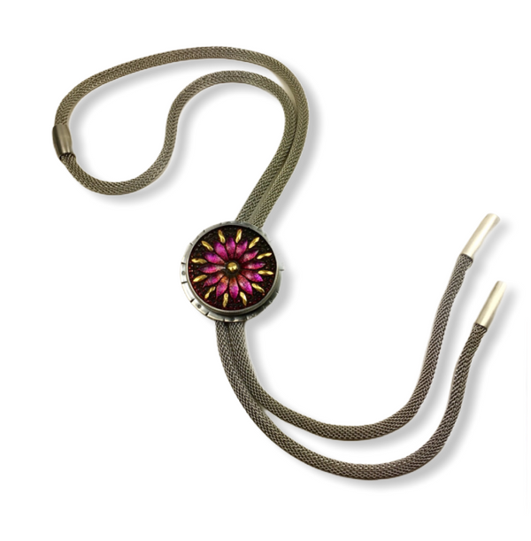 Cast Glass Flower Pendant
