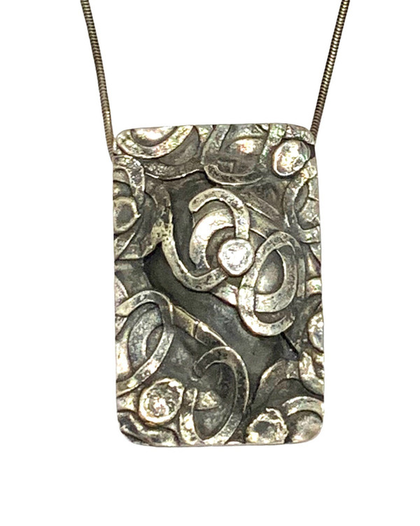Sterling Silver Fused Pendant