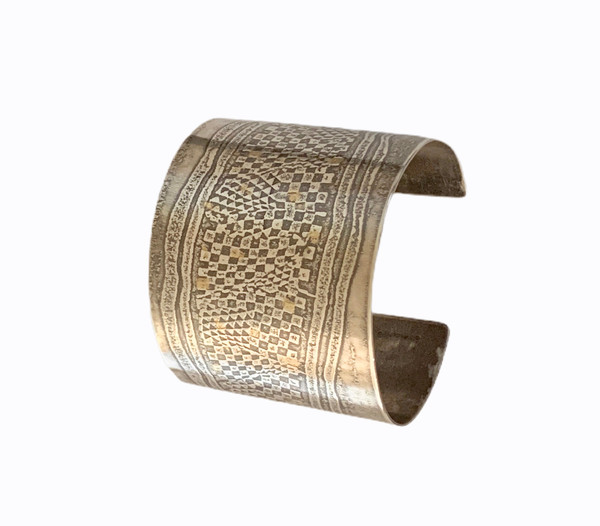 Sterling Silver and 24K Gold Keum Boo 'Wonder Woman' Cuff