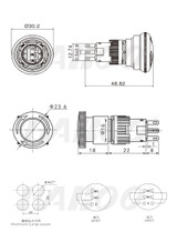 Mushroom Head Emergency Stop Button