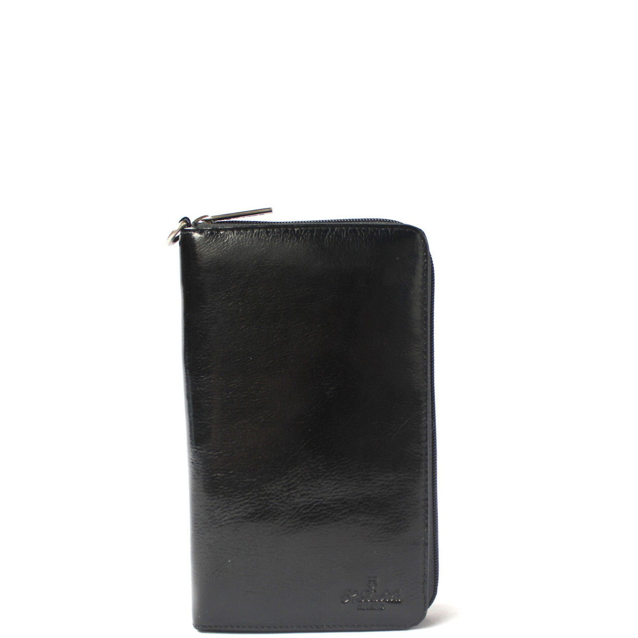 S Babila Italian Grain Leather Travel Wallet
