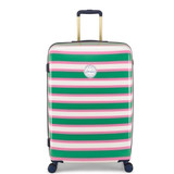 JLH0101-110 - Joules Hard Side 4 Wheel Large 76cm Suitcase Resort Stripe