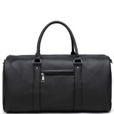 HL9392S-BL - 
Felda Vegan PU Saffiano Print Small Duffle Black
