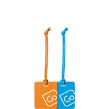 152.104 - 
Go Travel Luggage Tags Twin Pack Blue/Orange