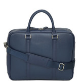 47299-NA -  
S Babila Saffiano Leather Business Bag Navy