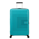 146821-A066 - American Tourister Aerostep Expandable 77cm Large Suitcase Turquoise Tonic
