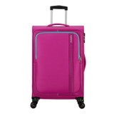 146675-7806 - American Tourister Sea Seeker 68cm 4 Wheel Medium Suitcase Deep Fuchsia