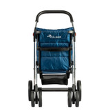 ROLS-BAS-POL-BLUE - 
Rolser Basket Polar 4 Big Wheel 2 Swivelling Foldable Shopping Trolley Polar Blue