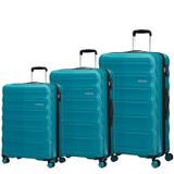 131143-2824 - American Tourister Speedlink 3 Piece Luggage Set Teal