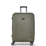 TR-0261-GRN-M - Rock Austin 70cm Expandable Medium Suitcase Olive Green