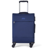 TR-0264-NAV-S - Rock Paris 4 Wheel Cabin Suitcase Navy