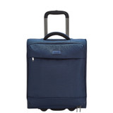 TR-0264-NAV-US - Rock Paris 4 Wheel Underseat Suitcase Navy