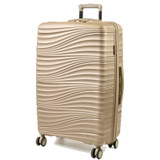 CL901-80-L - Pierre Cardin Riviera 4 Wheel 76cm Large Suitcase Champagne