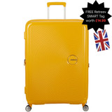 156799-1371 - 
American Tourister Soundbox 80cm Expandable Suitcase Golden Yellow