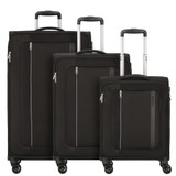 151317-1062 - American Tourister Blazing Ride 3 Piece Luggage Set Black/Grey